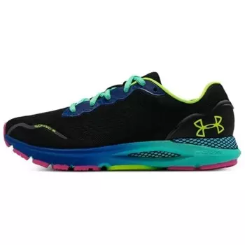 Кроссовки женские Hovr Sonic 6 с низким верхом, черные/зеленые Under Armour