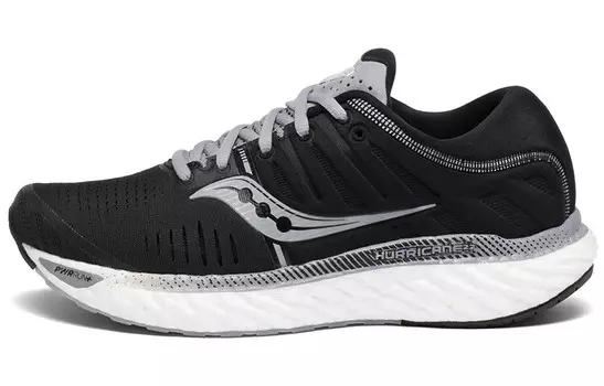 Кроссовки женские Hurricane Running Shoes Low Top Black/White Saucony
