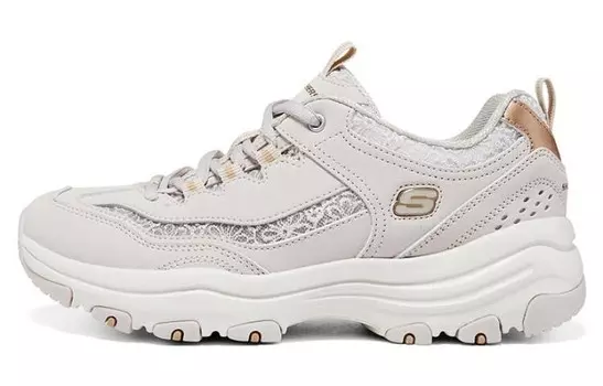 Кроссовки женские I-Conik Chunky с низким верхом серо-фиолетового цвета Skechers