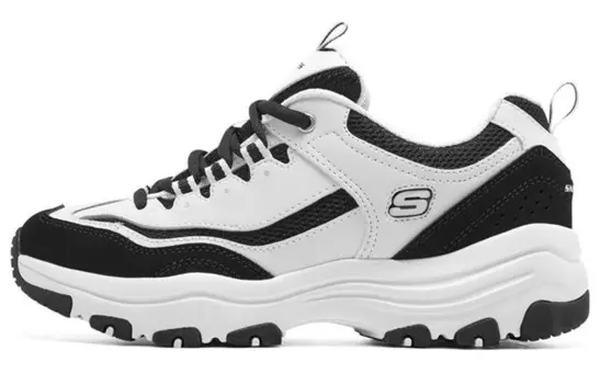 Кроссовки женские I-Conik Chunky с низким верхом, белые/черные Skechers