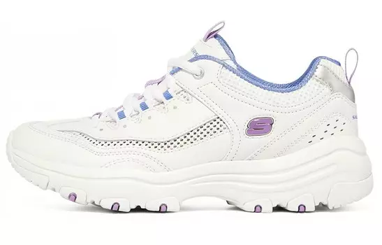 Кроссовки женские I-Conik Chunky с низким верхом, белые/синие/фиолетовые Skechers