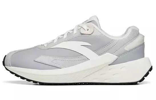 Кроссовки женские Icing Running Shoes с низким верхом Foggy Grey / Ivory White / Light Blueish Grey / Black Anta