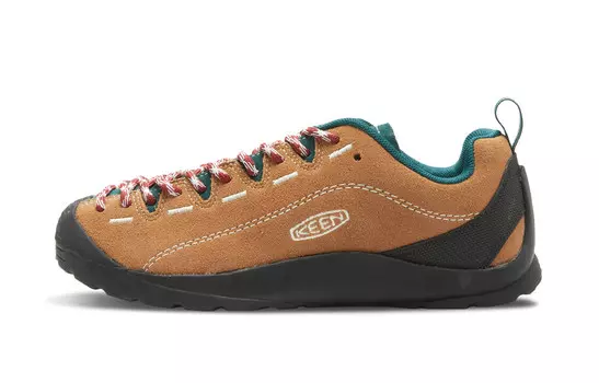 Кроссовки женские Jasper Hiking Shoes с низким верхом, коричневые/зеленые Keen