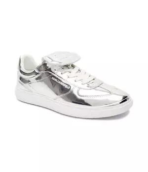 Кроссовки женские Karl Lagerfeld кожаные, серебряный
