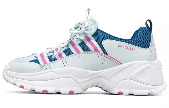 Кроссовки женские Kozmiks Chunky с низким верхом розового/синего цвета Skechers