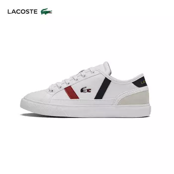 Кроссовки женские Lacoste, белый / темно-синий / красный