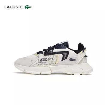 Кроссовки женские Lacoste из крокодиловой кожи, белый / темно-синий