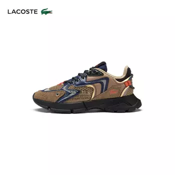 Кроссовки женские Lacoste из крокодиловой кожи, хаки / темно-зеленый