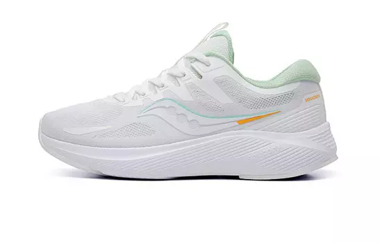 Кроссовки женские Lancer Running Shoes Low-top White/Green Saucony