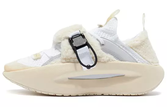 Кроссовки женские Lifestyle Low-top Белый/серый/черный Lining