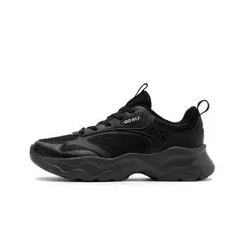 Кроссовки женские Lifestyle Low-Top Black/ White Qiaodan