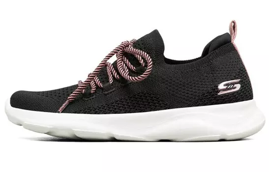 Кроссовки женские Lifestyle Low-top Core Black / Cloud White / Team Shock Pink 2 Skechers
