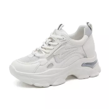 Кроссовки женские Lifestyle Low-Top Greige Red Dragonfly, серый