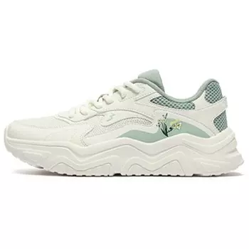 Кроссовки женские Lifestyle с низким верхом, белый/зеленый 361°