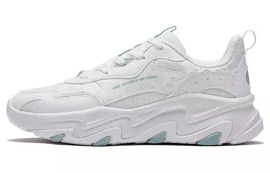 Кроссовки женские Lifestyle с низким верхом, белый/зеленый 361°