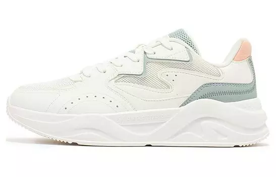 Кроссовки женские Lifestyle с низким верхом, белый/зеленый 361°