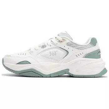 Кроссовки женские Lifestyle с низким верхом, белый/зеленый 361°