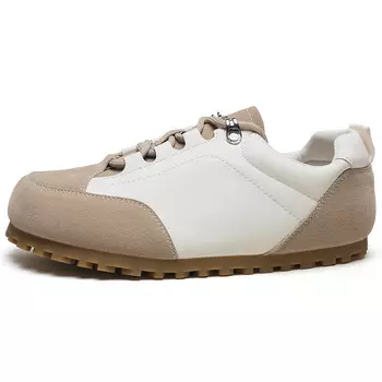 Кроссовки женские Lifestyle с низким верхом, белый/хаки Mulinsen