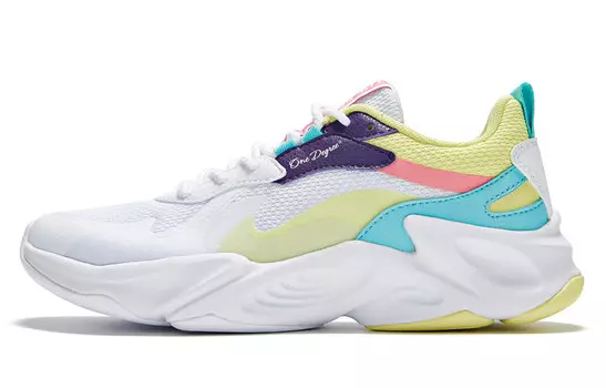 Кроссовки женские Lifestyle с низким верхом, белый/голубой 361°