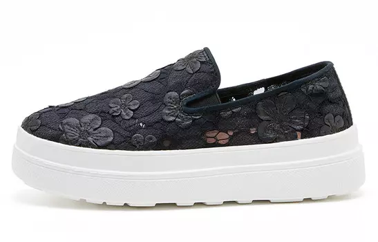 Кроссовки женские Lifestyle с низким верхом, черного цвета Joy&Mario