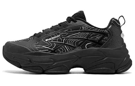 Кроссовки женские Lifestyle с низким верхом, черного цвета Qiaodan