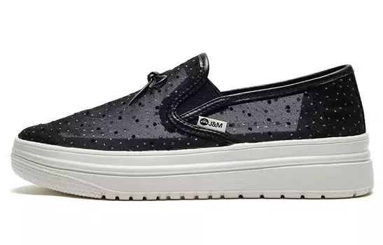 Кроссовки женские Lifestyle с низким верхом, черного цвета Joy&Mario