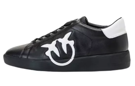 Кроссовки женские Lifestyle с низким верхом, черного цвета Pinko