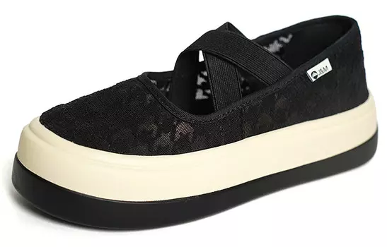 Кроссовки женские Lifestyle с низким верхом, черного цвета Joy&Mario