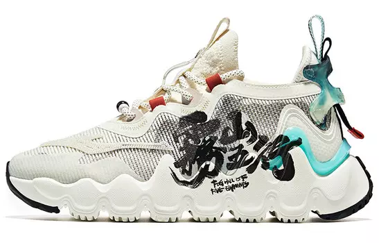 Кроссовки женские Lifestyle с низким верхом, цвет слоновой кости/черный Erke