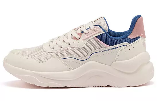 Кроссовки женские Lifestyle с низким верхом, цвет рис/синий/пудра 361°