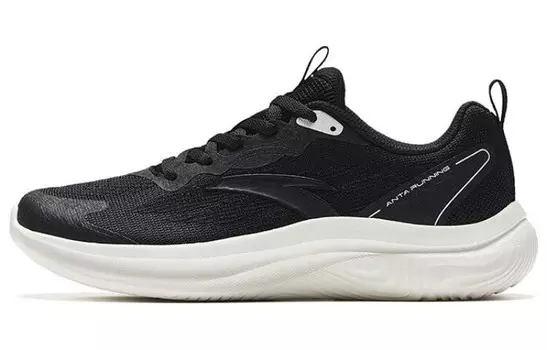 Кроссовки женские Lingyun Running Shoes Low-top Black/White Anta