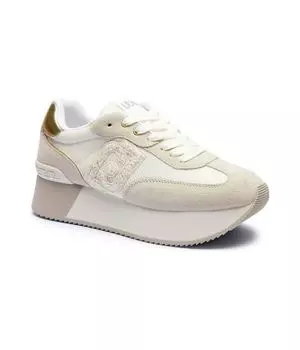 Кроссовки женские Liu Jo комбинированные на платформе, белый