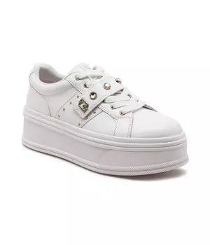 Кроссовки женские Liu Jo со стразами, белый