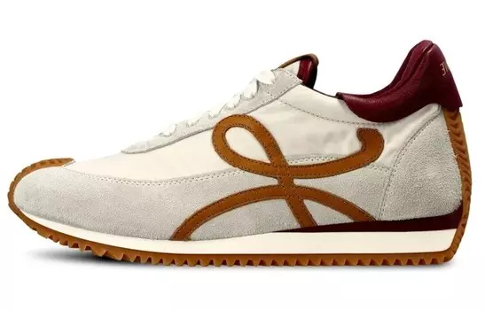 Кроссовки женские Loewe, белый / серый / коричневый