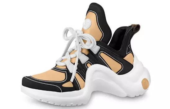 Кроссовки женские Louis Vuitton Archlight 1.0, черный / бежевый