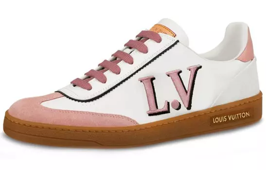 Кроссовки женские Louis Vuitton Frontrow, белый / розовый