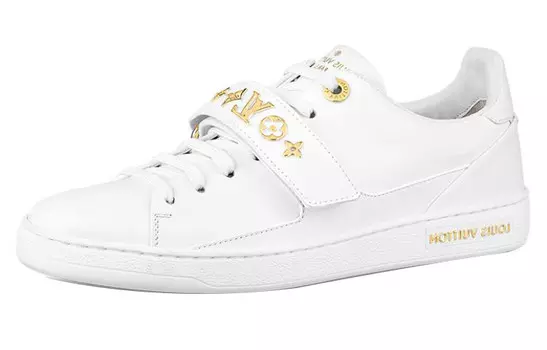 Кроссовки женские Louis Vuitton Frontrow, белый / золотой