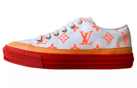 Кроссовки женские Louis Vuitton Stellar, белый / оранжевый