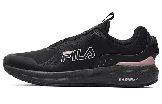Кроссовки женские LYNX BOA Low-top, черные/пудровые Fila