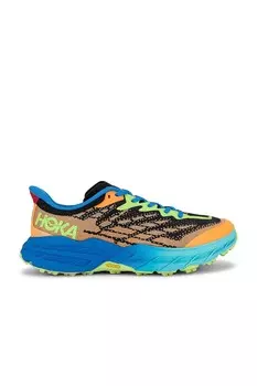 Кроссовки женские M Speedgoat 5 Hoka, цвет Solar Flare & Diva Blue