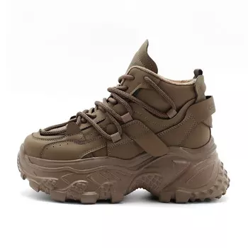 Кроссовки женские массивные высокие Belle, черный