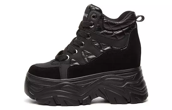 Кроссовки женские массивные высокие Daphne, хаки