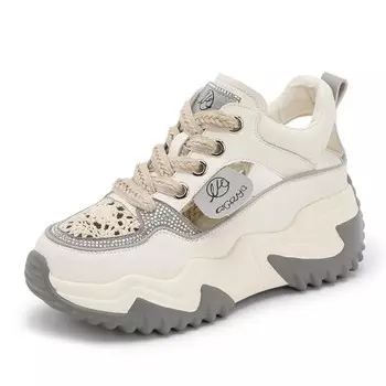 Кроссовки женские массивные высокие Gigiryo, серый