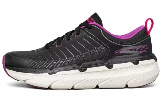 Кроссовки женские Max Cushioning Low-top Белый/Яркий Concord/Настоящий красный/Черный Skechers