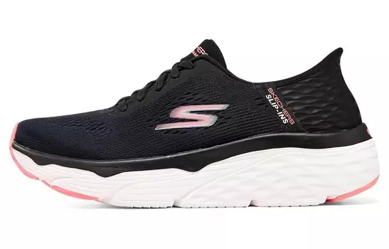 Кроссовки женские Max Cushioning Low-top черные/розовые Skechers
