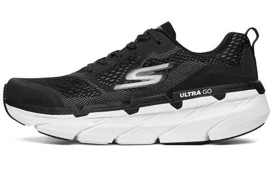 Кроссовки женские Max Cushioning с низким верхом, черные/белые Skechers