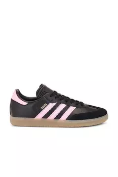 Кроссовки женские Messi Samba Adidas Originals, цвет Black & Easy Pink