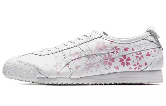 Кроссовки женские MEXICO 66 с низким верхом, белые/пудровые Onitsuka Tiger