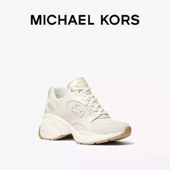 Кроссовки женские Michael Kors Zuma на шнуровке, черный
