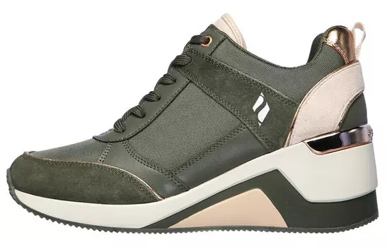 Кроссовки женские Million High Mid Top Olive Green Skechers